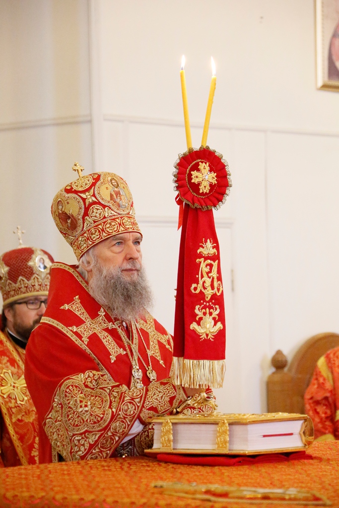 в Свято-Феодоровском кафедральном соборе была совершена Божественная литургия